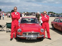 Red Arrows and red MGs